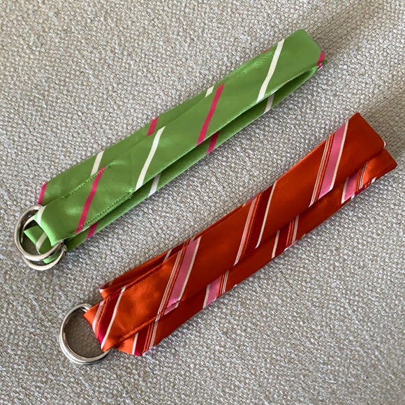 Two J. Crew 100% silk belts - Picture 2 of 3